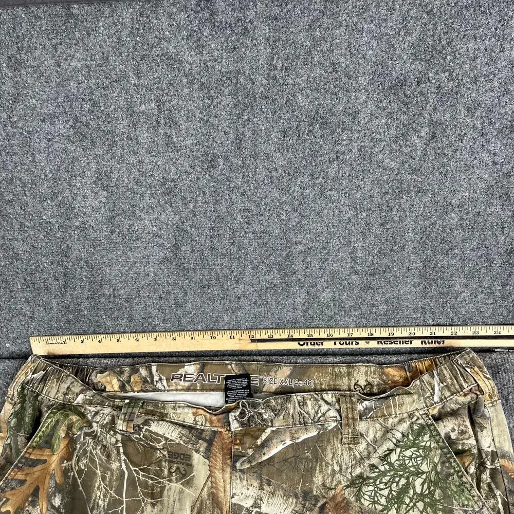 Realtree Cargo Pants Mens Size XXL Camo‎ Hunting Outdoor Tactical Multi Pocket